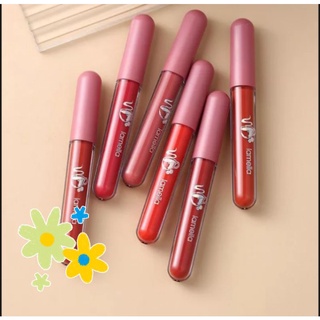 Lameila Lipstick ลิปกลอส สีสด เม็ดสีแน่น