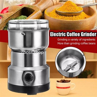 เครื่องบดกาแฟ Electric Grinder nima japan ไฟฟ้ามินิ 150W เครื่องบดเมล็ดกาแฟมัลติฟังก์ชั่น NM-8300 -สินค้ามีพร้อมส่ง--