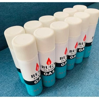 แก๊สกระป๋อง🔥ส่งด่วน!🔥[12 กระป๋อง] แก๊สกระป๋องเติมไฟแช็ค BUGA GAS Flame REFILLกระป๋องเล็กขนาด50กรัม