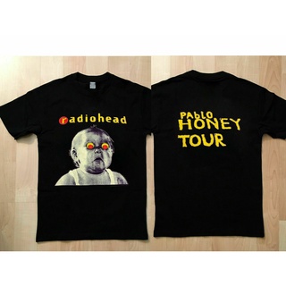 เสื้อยืด ผ้าฝ้าย พิมพ์ลาย NF2GD256EW Radiohead Pablo Honey สไตล์วินเทจ คลาสสิก สําหรับผู้ชาย RYN126DGE25852