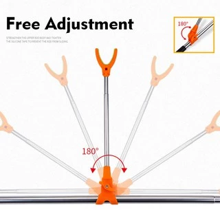 ที่วางคันเบ็ดตกปลา ขาตั้งคันเบ็ด สามารถปรับได้ 1.7/2.1 เมตร Fishing Rod Holder