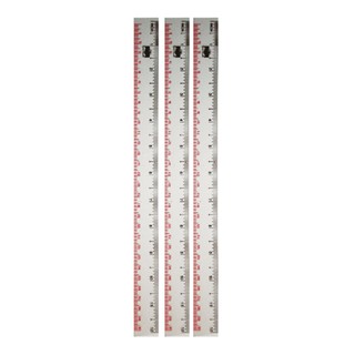 ไม้บรรทัด PVC ใส แพ็ค 36 อัน คละสี Clear PVC Rulers, 36 pack, assorted colors