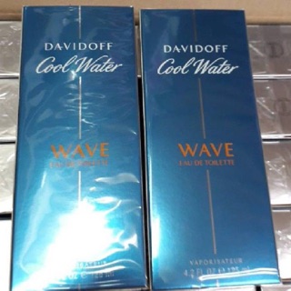 Davidoff Cool Water Wave EDT 125ml กล่องซีล