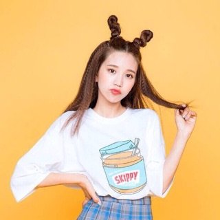 (มีโค้ดลด)Skippy baby chic korean t-shirt