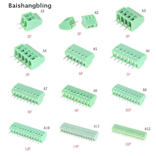 BSBL 1PCS 2P-16P KF128 2.54mm PCB Universal Screw Terminal Block BL