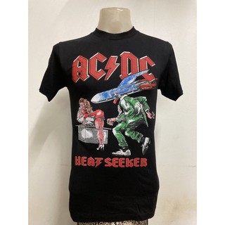 #เสื้อยืดคอกลม#เสื้อวง AcDc สไตล์วินเทจS-4XL