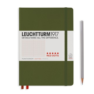 Leuchtturm1917 RED DOTS Edition Hardcover A5 Notebooks สมุดโน๊ต Leuchtturm1917 รุ่น RED DOTS ปกแข็ง ขนาด A5