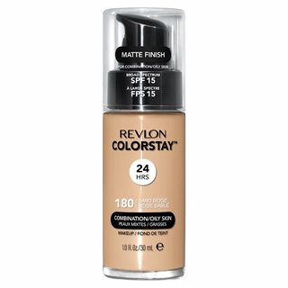 REVLON COLORSTAY เรฟลอน คัลเลอร์สเตย์ เมคอัพ ฟาวน์เดชั่น 180 แซนด์ เบจ 30 มล.