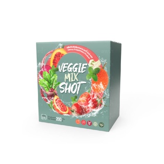 Veggie mix Shot ผงผัก5สี Freeze drying สำหรับคนอยากมีน้อง&amp;เพื่อสุขภาพ 15ชนิดที่เหมาะกับการเจริญพันธุ์