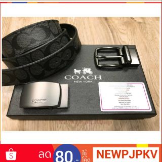 ซื้อ1ได้ถึง2! NEW ARRIVAL! COACH BELT VALUE PACK BOX SET เซทเข็มขัด 2in1 Limited Edition