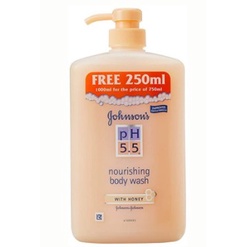 Johnson จอห์นสัน บอดี้แคร์ ฮันนี่ ครีมอาบน้ำ พีเอช 5.5 1000 มล Johnson Body Care Honey Body Wash pH 