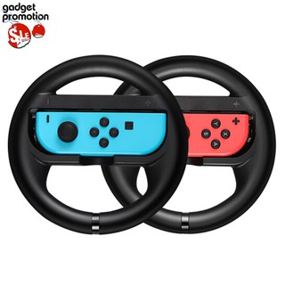 BUBM Switch-FXP steering wheel พวงมาลัยสำหรับ Nintendo Switch Joy-Con 1 คู่ (Black)