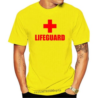 เสื้อยืด LIFEGUARD Funny Life Guard เครื่องแต่งกายชายหาด ชุดแฟนซี Stag Do Tops Tees