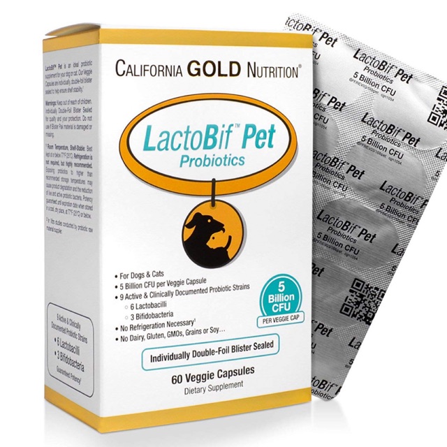 USA LactoBif Pet อาหารเสริมสุนัข-แมว ปรับสมดุลลำไส้ ขับถ่ายเป็นปกติ (ผลิตอเมริกา)