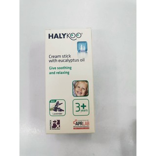 HALYKOO Cream Stick with Eucalyptus Oil 50ml ผลิตภัณฑ์ครีมแบบแท่ง กลิ่นยูคาลิปตัสเพื่อให้ความรู้สึกสดชื่น จากฮาลิคู