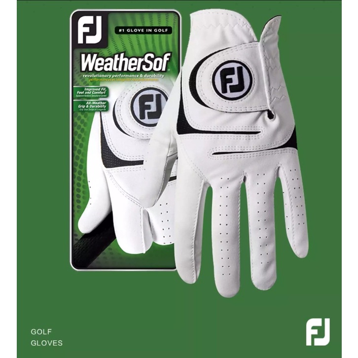 ถุงมือกอล์ฟ WeatherSof FootJoy Golf Glove by TITLEIST Real ของแท้ Real หนัง PU แข็งแน่นกระชับมือ ราคา ถูกที่สุด ดีลบีเคเค แกลเลอรีภาพที่ 9