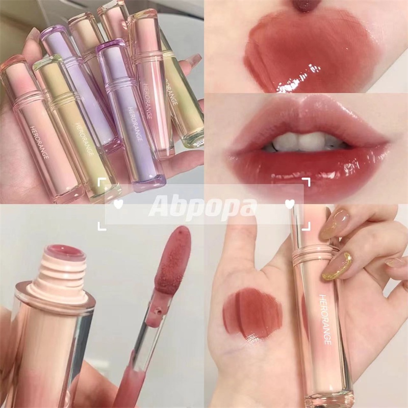 ของเธอorange® Water Lip Glaze Smooth Long Lasting Lip Beauty 3g