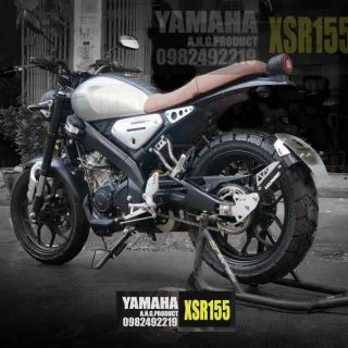 กันดีดตรงรุ่น yamaha XSR155 แข็งแรงทนทาน สีดำสุดเท่ สินค้าของไทย