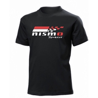 เสื้อยืดทุกวันdailyใหม่เสื้อยืดคอกลมผ้าฝ้ายแท้สีดําสําหรับ Nissan Nismo Gtr Noble RacingSto5XL