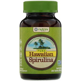 Nutrex Hawaii, Pure Hawaiian Spirulina, 500 mg, 200 Tablets