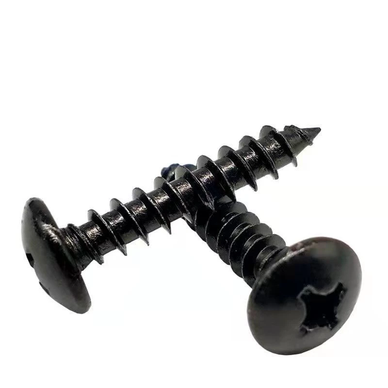สกรูลำโพง น็อตยึดสีดำ หัวร่ม M3*12mm/M5*20mm
