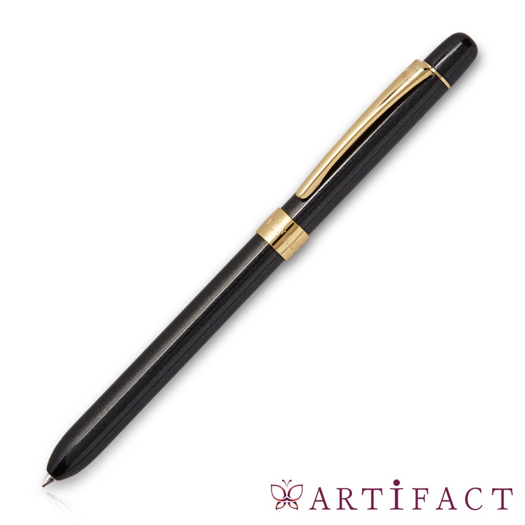 ปากกา3ฟังชั่น Artifact Trinity II (ปากกา+ดินสอในด้ามเดียว!!) ด้ามสีมุกดำ/ทอง