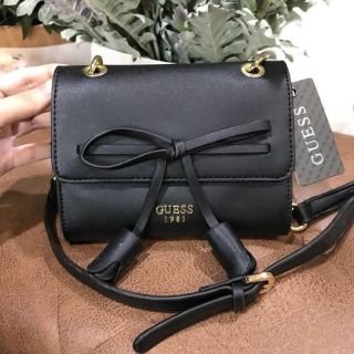 Guess Detail Crossbody Flap Bag กระเป๋าสะพาย