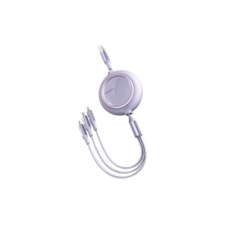 โปรโมชั่น : Baseus 3 In 1 สายชาร์จ USB Type C Micro 3.5A สําหรับ iPhone 12 1.2 เมตร