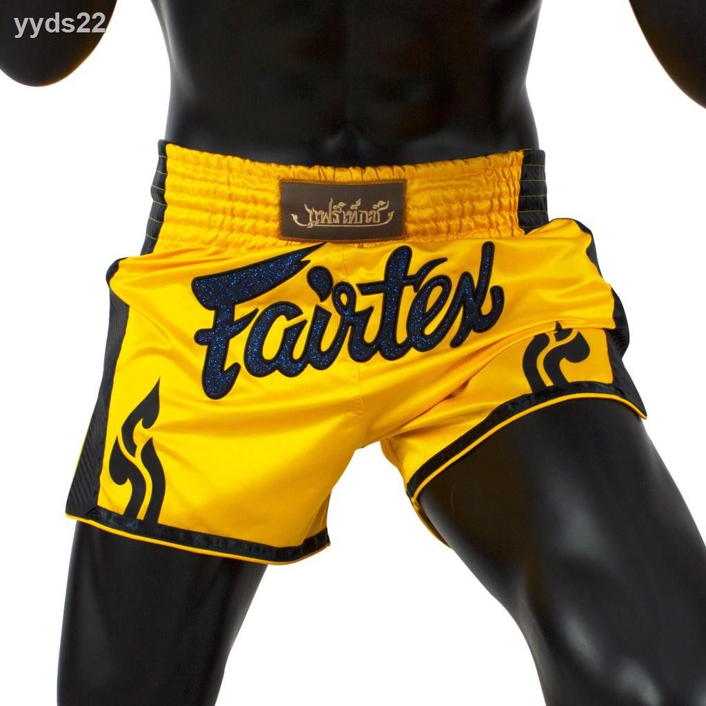 ✌✹۩กางเกงมวยไทย กางเกงมวย แฟร์แทกซ์ Fairtex Boxing shorts BS1701 Yellow Muay Thai shorts