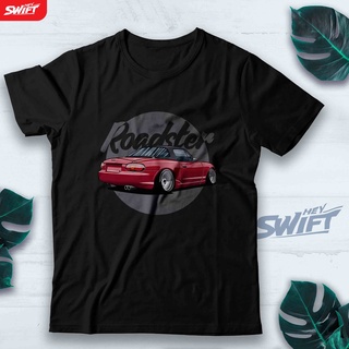 เสื้อยืด พิมพ์ลาย Roadster mazda MX5 Miata (NB) JDM DISTRO