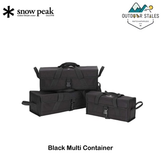 SnowPeak Black Multi Container