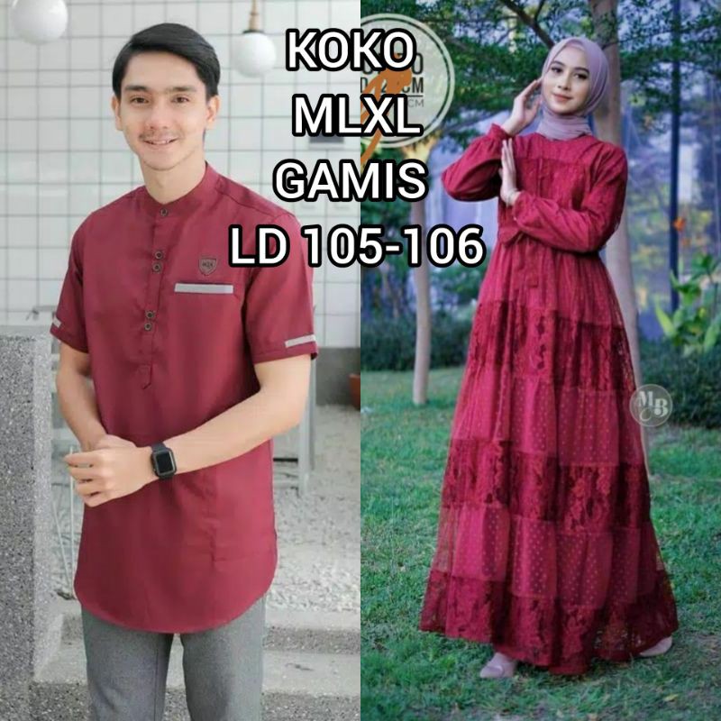 NADHIRA MUSLIM COUPLE GAMIS และผู้ชาย KOKO/MUSLIM COUPLE CLOTHES/MUSLIM COUPLE GAMIS