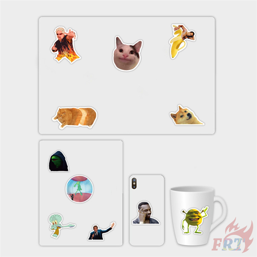 ❉ อินเทอร์เน็ตคนดัง Influencer ตลก Emoji Series 04 สติ๊กเกอร์ ❉ 50 ชิ้น/เซ็ต DIY แฟชั่นสติ๊กเกอร์ Doodle กันน้ํา - รูปที่ 7