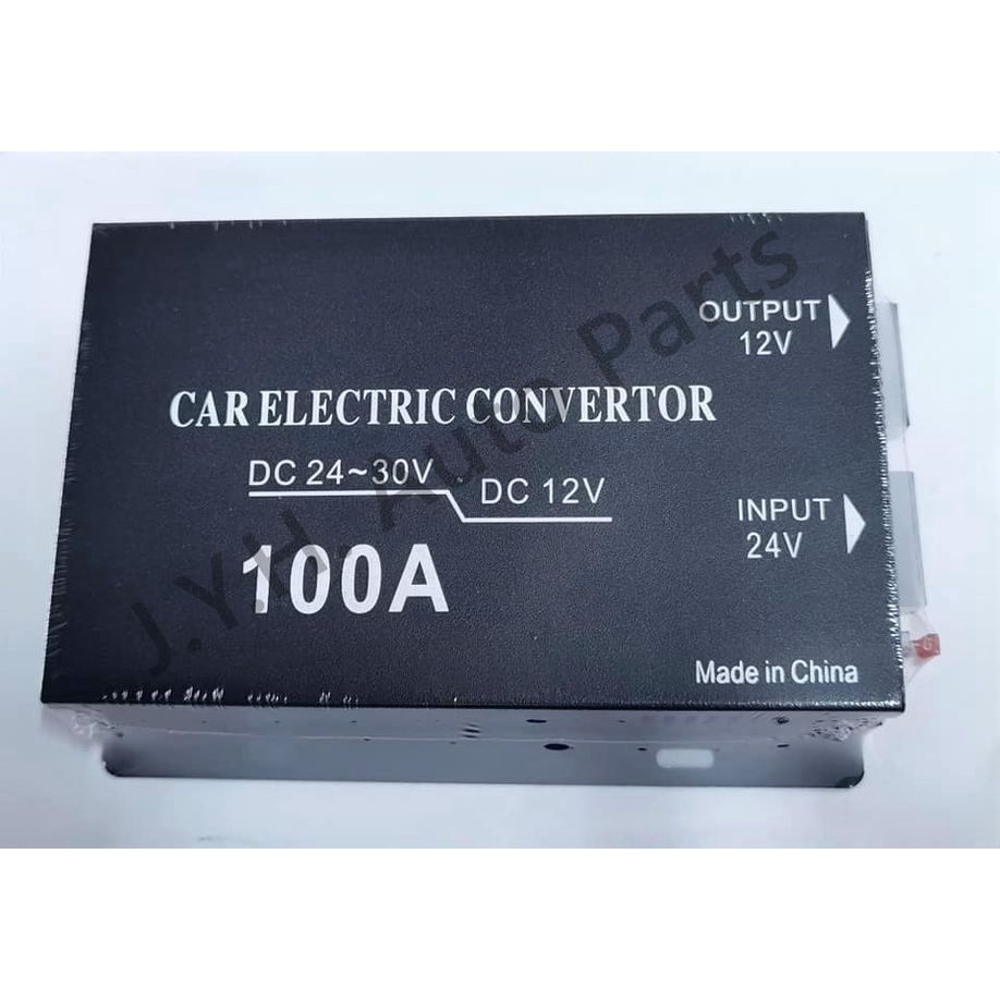 รถ Lorry Converteror Dc24v ถึง Dc12V 100A 80A 60A เปลี่ยนรถแปลง 24v ถึง 12v