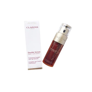 France แท้Clarins Double Serum Complete Age Control Concentrate พร้อมกล่อง 50ml