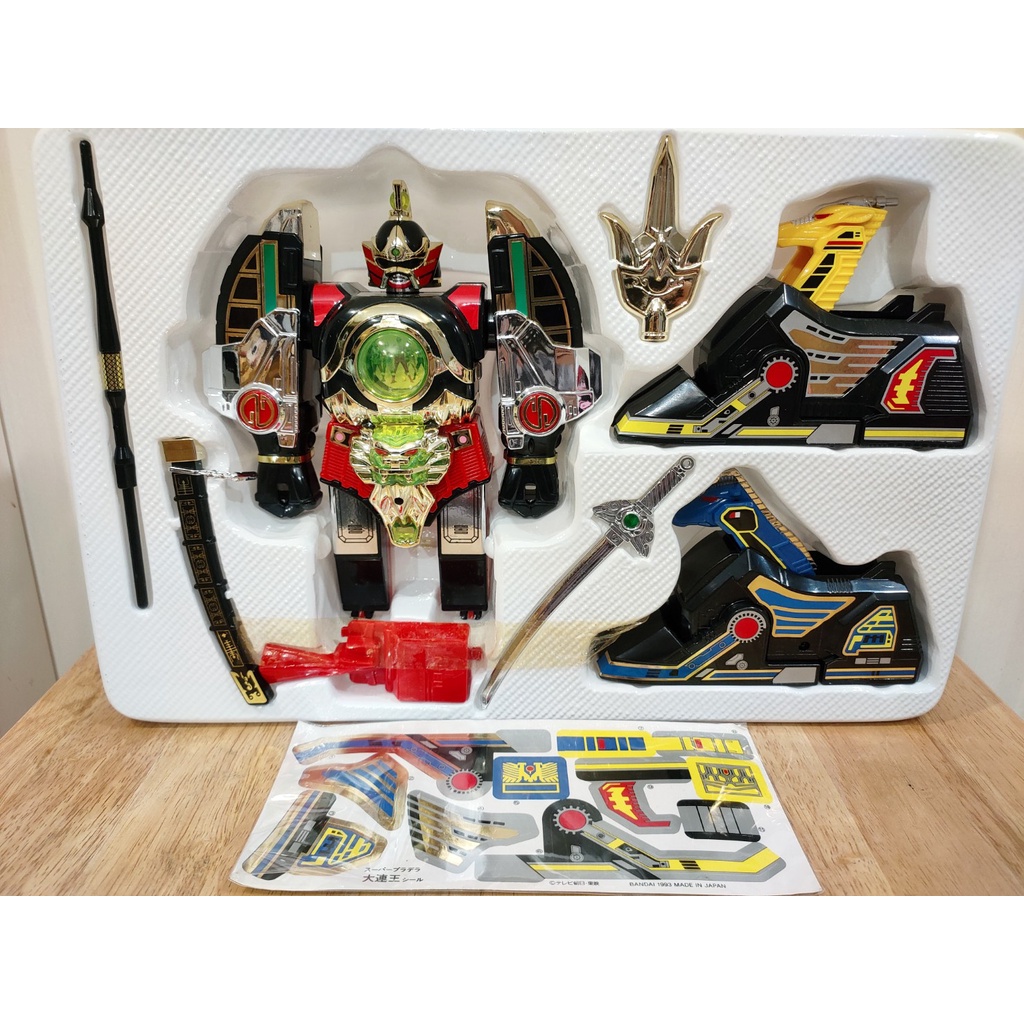 Bandai Super Sentai Dairanger DairenOh Power Rangers Thunder Megazord ...