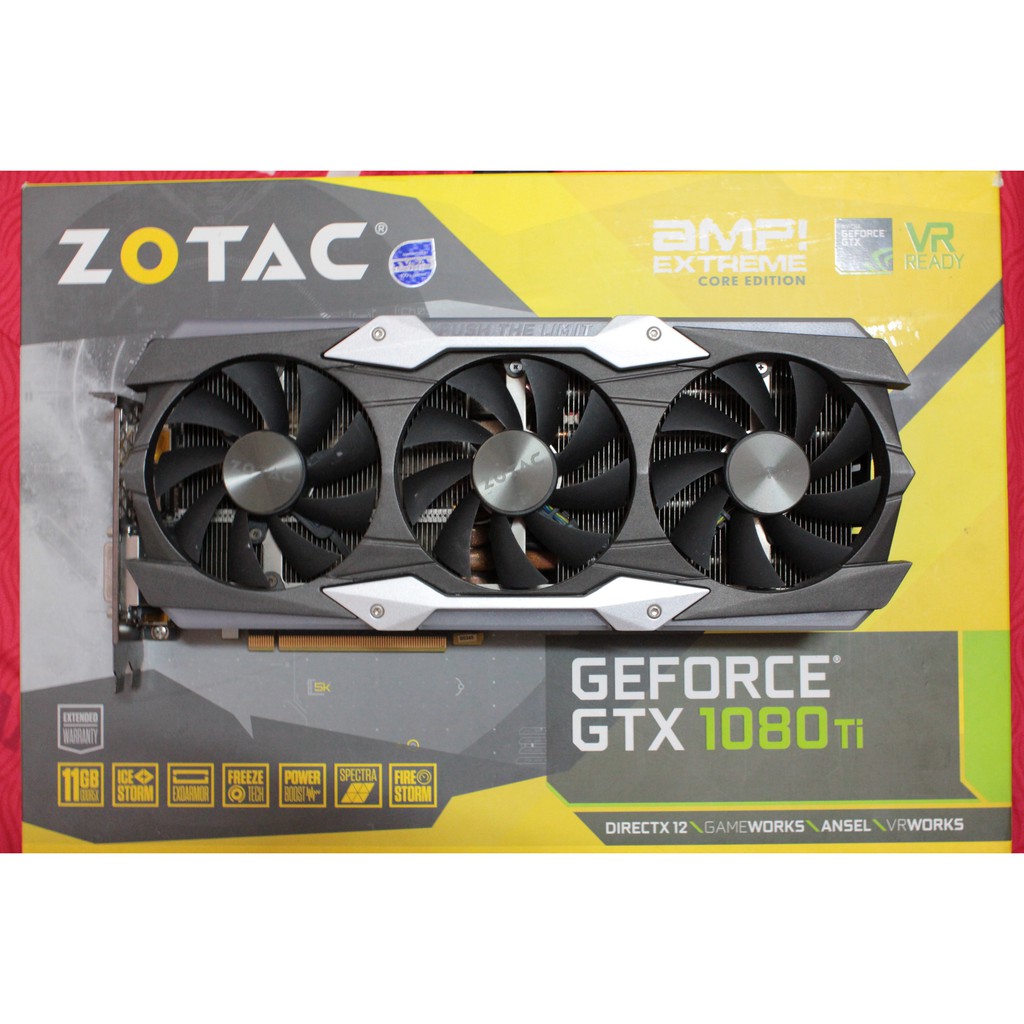 Zotac Geforce Gtx 1080 Ti Amp Extreme Core Edition Shopee Thailand