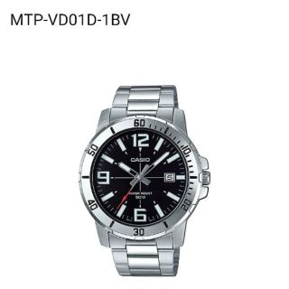 Casio แท้💯% รุ่น  MTP-VD01D-1BV นาฬิกาผู้ชาย สายสเตนเลส