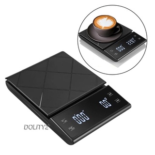 [Dolity2] เครื่องชั่งน้ําหนักกาแฟ พร้อมหน้าจอ LED