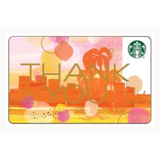 บัตร Starbucks ลาย THANK YOU / มูลค่า 500 บาท