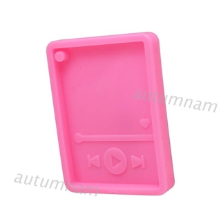 Autu อุปกรณ์แม่พิมพ์ซิลิโคนลายเครื่องเล่นเพลง Mp3 Player