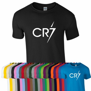 GILDAN ใหม่ เสื้อยืดผ้าฝ้าย 100% พิมพ์ลายฟุตบอล Ronaldoza Christiano Cr7 สําหรับผู้ชาย