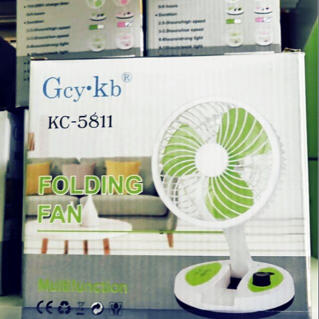 พัดลมพกพา แบบตั้งโต๊ะ KC5811