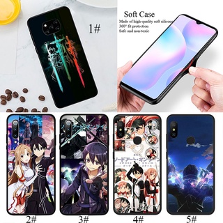 เคสโทรศัพท์มือถือแบบนิ่ม ลาย Sword Art Online CY87 สําหรับ Xiaomi Mi Poco X3 X2 C3 F3 F2 Pro NFC GT pocophone F1