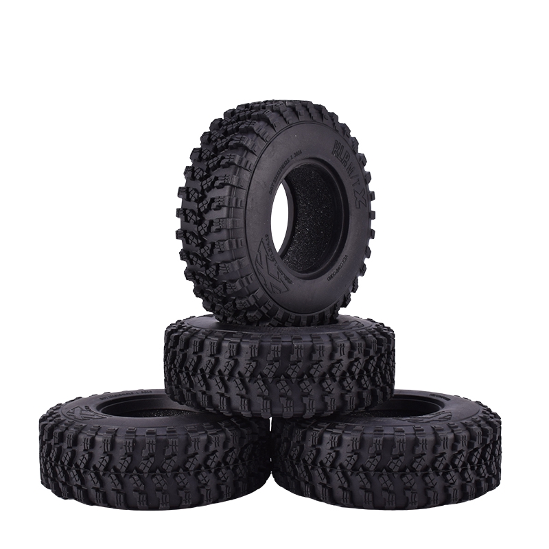 * 4PCS AX-8020 AUSTAR 1.9 นิ้ว 105 มม.ยาง Tyre สําหรับ 1/10 Traxxas Redcat SCX10 RC Crawler *