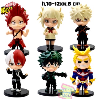 โมเดล มายฮีโร่ อคาเดเมีย 6 แบบ h:10-12 cm. ครบชุด winnietoys