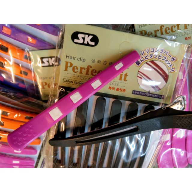 😎กิ้บแผ่นยาง หนีบแน่น ไม่กินผม SK711 กิ้บเส้นยาง