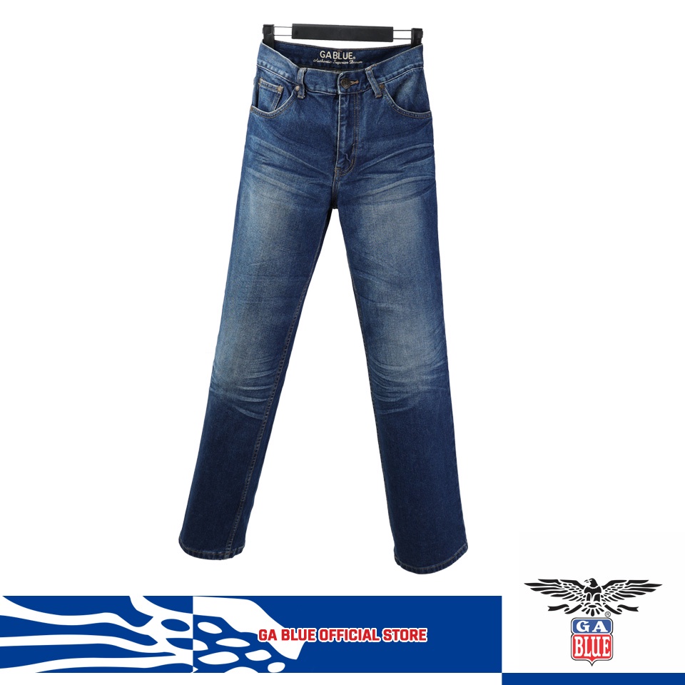 GA Blue 911 Mens Regular Rise Regular Fit Jeans - 1349