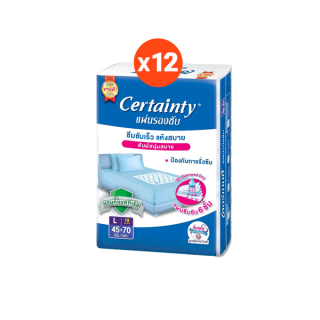 [คืน20% โค้ดYAEYYQE2] Certainty bed sheet L 10 PC*12 BG