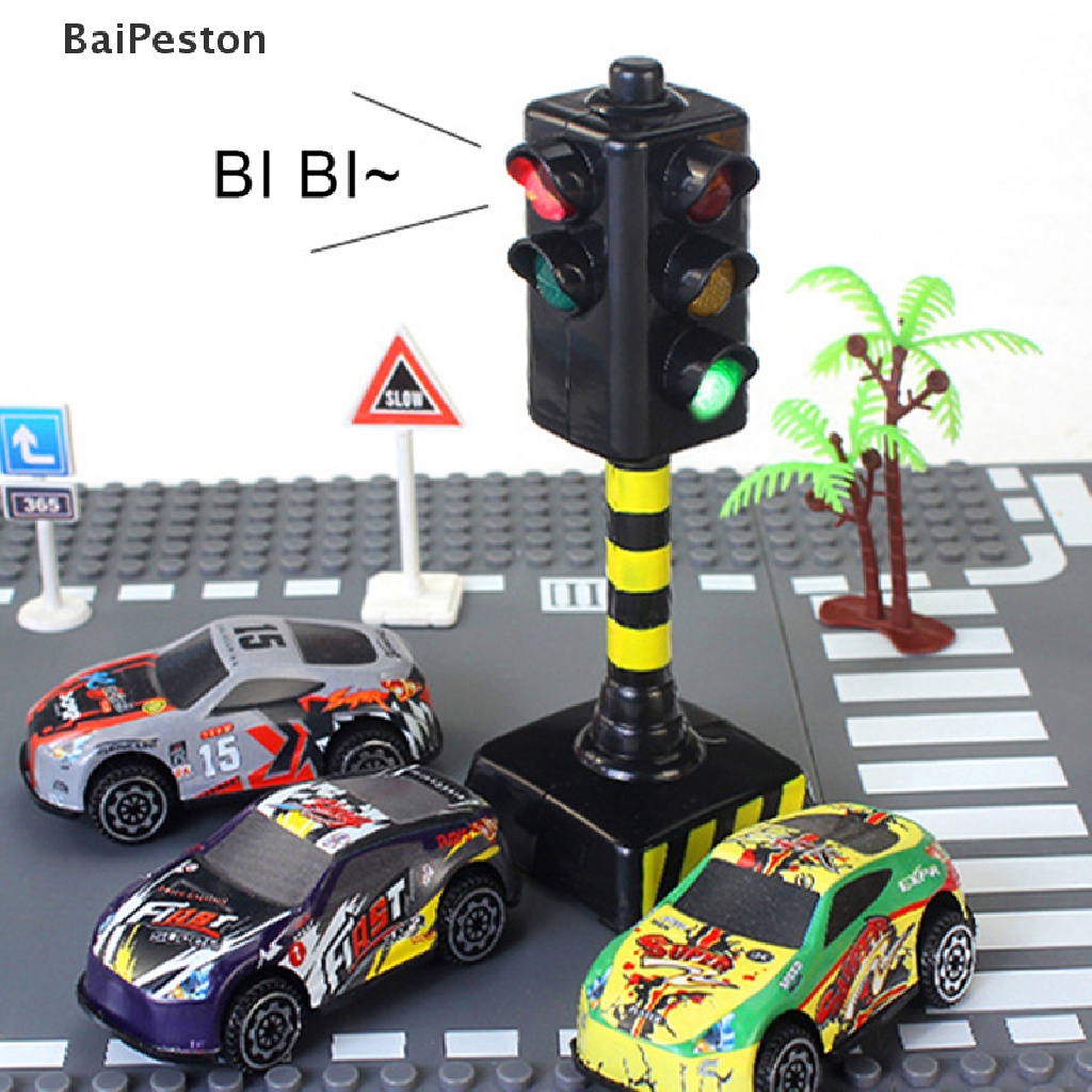 Baipeston> ของเล่นกล้องจราจร ขนาดเล็ก พร้อมไฟ Led